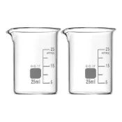 (店+)小酒杯 25ml 威士忌杯 牛奶壺 玻璃燒杯 小燒杯 調料杯 品酒杯 小花瓶 透明玻璃瓶 玻璃小量杯 165-GCL25