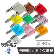 汽車用 小片保險絲 2A/3A/4A/5A/7.5A/10A/15A/20A/25A/30A