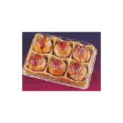 (店+)吉田佳 B51661，六粒蛋黃酥塑膠盒(橘黃色底)，6粒蛋黃酥塑膠盒(橘黃色底)