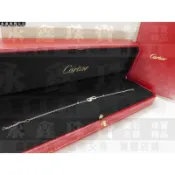 Cartier 卡地亞 AGRAFE 鑽石手鍊 32P共 0.13ct 18K n0316