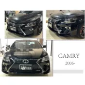 超級團隊S.T.G CAMRY 6代 06 07 08 類LEXUS 式樣 CAMRY 前保桿 大包 素材