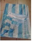 藍白帆布 防水布 塑膠布 搭棚架 14*14尺~附發票~ecgo五金百貨