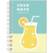 SOSO 側翻筆記本C 100K-檸檬汁 墊腳石購物網
