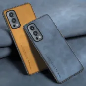 適用於 OnePlus Nord 2 N20 N30 SE N200 5G 防震 PU 復古皮革混合保險槓外殼保護套