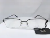 『逢甲眼鏡』dunhill 全新正品 鏡框 銀色 無框 金屬細方框  純鈦材質 極簡經典【VDH069J 0579】