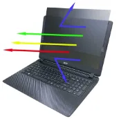 (店+)【Ezstick】ACER Extensa EX2540  防窺片｜檔片式固定設計｜防藍光/防眩光｜左右或四向視角選擇｜360度/四向視角防窺