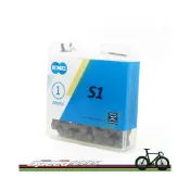 (店+)KMC 單速鏈條 S1 【棕色】112目 含快扣 新包裝 FIXTH GEAR 場地 NX01