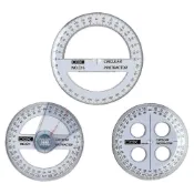 (店+)【COX 三燕】360度圓型尺｜可旋轉圓形尺    10cm｜15cm｜C10｜C11｜C15｜製圖尺｜