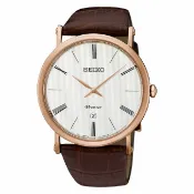 大高雄鐘錶城 seiko SK037 精工錶 7N39-0CA0J(SKP398J1) 纖薄羅馬紳士腕錶/白面41mm｜樂天領券現折★全館特惠中★指定刷卡回饋10%