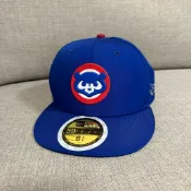 二手 兒童New Era 芝加哥小熊隊擊球 MLB 練習低帽簷 59FIFTY 6 3/4碼