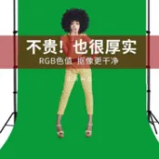 天天優選百貨 【新品上市】綠幕摳像布加厚專業綠布背景布設備全套間背景牆綠色