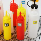 銀聯網日用品生活館 調味料小瓶便攜戶外醬料瓶色拉醬。油醋瓶番茄醬瓶創意擠壓瓶擠醬1入