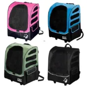 (店+)【PET GEAR】多功能五合一寵物手拉車 加大版(PG-1280 拉桿包 後背包 外出包 寵物外出籠)寵物小精靈
