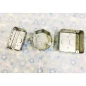 【勁來買】鐵盒 一連鐵盒 埋入式接線盒 一聯鐵盒 一連 二連 4分孔 6分孔 1吋孔 八角 配線盒 接線盒
