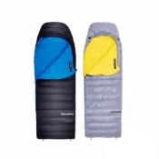 【Naturehike】蟬翼CW400信封式羽絨睡袋 C400-D 星空灰/夜幕黑  原廠公司貨一年保固