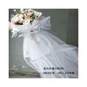 (店+)140cm寬 透明仙女網紗 乾燥花束包裝 不凋花 永生花 禮品包裝 花圈胸花 聖誕新年絲帶 婚禮布置