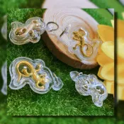 【A09龍婆納帕灣】-金銀壁虎 三蛙D卡 泰國佛牌聖物 吊墜飾品項鍊擺飾禮物 招財 風水小物