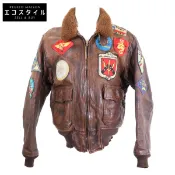 【DOKODEMO】Avirex Vintage Limited Version M-422A 美國製造山羊皮 Top Gun G-1 遠東巡航飛行夾克，46 碼 [二手]