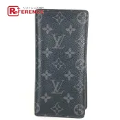 【DOKODEMO】LOUIS VUITTONMB5109 Monogram Eclipse Portefeuille Brazza 長錢包