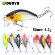 【多魚釣具】路亞假餌 小米諾 5cm/4.2g 浮水米諾 搖滾路亞餌 微物 路亞 塑料假餌 硬餌 釣魚鉤 魚鉤