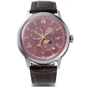 【ORIENT 東方錶】Sun & Moon系列 日月相機械錶-41.5mm 禮物 送禮(RA-AK0807R)