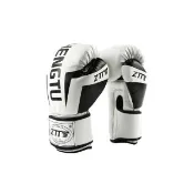 【S-SportPlus+】拳擊手套 ZTTY 白曼巴 拳套 打擊手套 格鬥手套 搏擊手套(PU拳套 拳擊 泰拳 格鬥 搏擊)