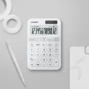 CASIO糖果計算機/ 12位元/ 無色白/ MS-20YC-WE eslite誠品