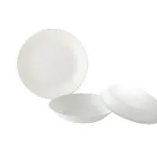【CorelleBrands 康寧餐具】純白3件式餐盤組(C01)