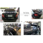 超級團隊S.T.G 賓士 BENZ W204 Black Series 樣式 碳纖維 卡夢 戰鬥尾翼 大尾翼 GT 尾翼