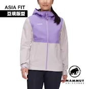 【Mammut長毛象】Linard Light HS Hooded Jacket AF W 輕量防風防水連帽外套 紫風輪/薰衣草紫 女款 #1010-31960