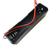 18650電池盒 1節裝 3.7V航模電池 diy塑料電池盒 帶線鋰電池盒子