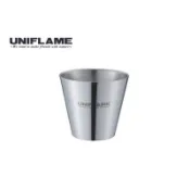 UNIFLAME-日本／U666289 SUS雙層鋼杯400ml！不鏽鋼杯 露營 野餐 特價