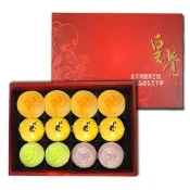 【皇覺】追月精選禮盒組12入裝(綠豆椪+彩旋酥+蛋黃酥)_年菜 年節禮盒