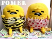 ☆POMER☆日本限定 專用景品 三麗鷗 絕版正品 蛋黃哥 粉紅草莓 虎紋 蛋殼 變裝 30公分 娃娃玩偶 生日禮物