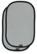 玉山最低比價網 [o美國直購] Britax 2 Pack EZ-Cling Sun Shades, Black汽車窗戶遮陽防曬防紫外線檔網 UPF 30+(二入裝)