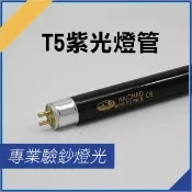 簡單檢測！T5紫光燈管 紫外線燈管 紫外螢光燈 紫光驗鈔 黑燈管 紫光束 紫外線燈箱【飛兒】