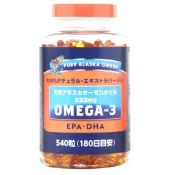 週三採買隔週抵台日本好市多新改版純阿拉斯加野生鮭魚油540粒