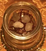 釋迦牟尼佛頂骨堅固子舍利子供舍利塔嘎屋盒尺寸約5～8mm可裝藏佛塔舍利塔寶塔噶烏盒嘎烏盒佛盒一尊（顆）