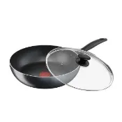 【Tefal 特福】爵士系列30CM不沾鍋深平底鍋+玻璃蓋