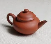 汕頭老安順朱泥扁燈壺(拾杯)