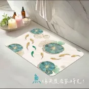 【命運好好玩】李玉珮-魚躍財門硅藻土地墊(1入)