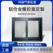 【開發票/統編】鋁合金窗戶 農村自建房用通風窗 廁所窗 廚房用推拉窗戶 鋁窗合金 定製 家用陽臺落地平開窗 防盜防風防水
