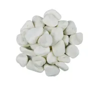 (店+)【蔬菜之家】極白石 5分 20公斤±5%裝漢白玉.特白石.鵝卵石.白卵石