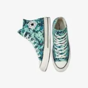 【CONVERSE】Converse 高筒 Chuck 70 Hi 迷彩 藍綠(170381C)