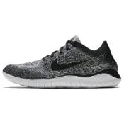(店+)【NIKE 耐吉】942838-101 Nike Free Run Flyknit 2018 編織日常運動舒適減震透氣輕便 低幫 休閒跑步鞋 男款 灰黑 nike男鞋 男運動鞋