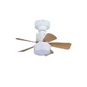 【Hardee 哈帝】遙控有燈款木紋色20吋DC直流電機AC110-220V(設計吊扇 裝潢 房間 客廳 小公寓 小空間)