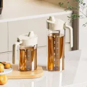 玻璃油壺加厚家用廚房裝油瓶防漏不掛油醬油罐高硼硅耐熱玻璃油壺