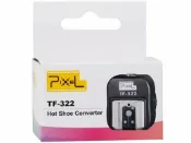 鋼普拉 eye攝影 【eYe攝影】PIXEL TF-322 TF322 for NIKON 閃光燈熱靴轉接座 公司貨 D7100 D750