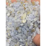 藍紋瑪瑙碎石、天然藍瑪瑙、超稀有、保證天然無加色、一份五十克