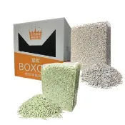 【國際貓家】BOX CAT金標 高效除臭豆腐砂貓屋精裝組2KGx3包(全新配方除臭升級)